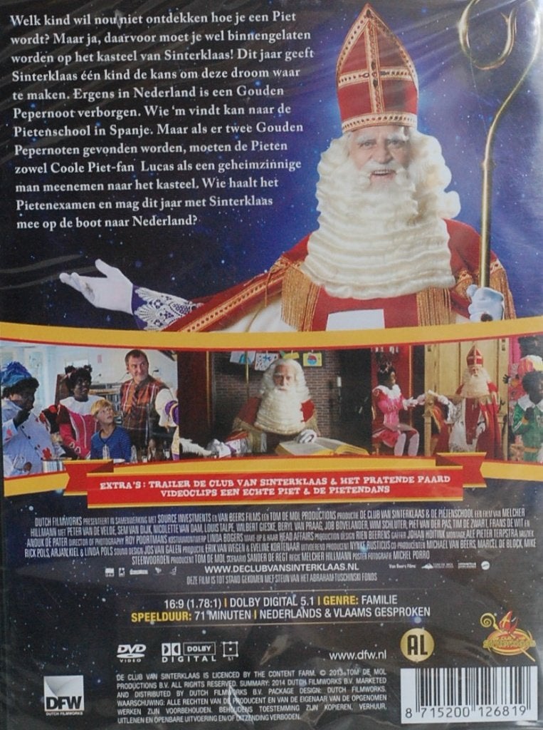 Nieuw: De Club van Sinterklaas & De Pietenschool DVD, Diversen, Verzenden, Nieuw, Nvt, Nvt