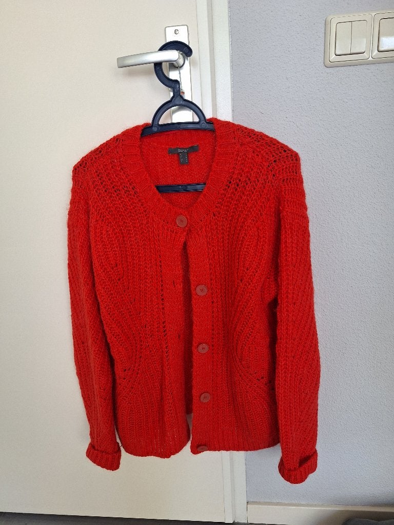 Rode vest : Esprit., Ophalen of Verzenden, Zo goed als nieuw, Maat 36 (S), Rood