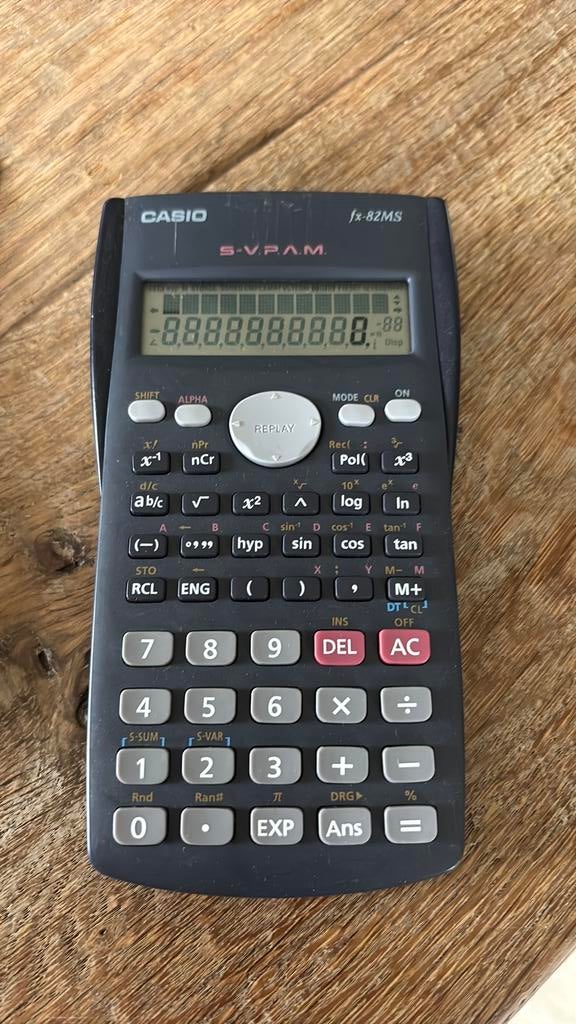 Casio rekenmachine fx82ms, Diversen, Rekenmachines, Ophalen of Verzenden, Gebruikt