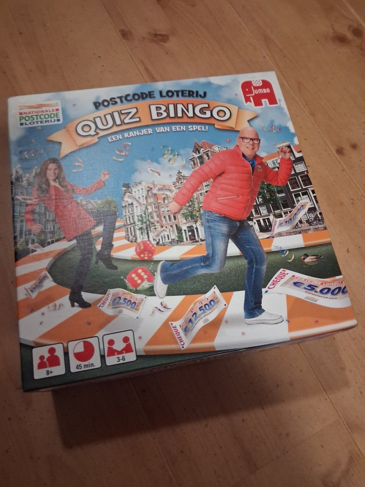 Postcode Loterij Quiz Bingo - Een Kanjer van een Spel!, Ophalen of Verzenden, Zo goed als nieuw, Jumbo