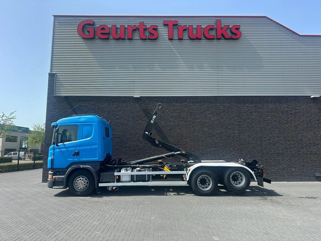 Scania R500 V8 6X2 MET HIAB MULTILIFT XR21S61 HAAKARMSYSTEEM, Auto's, Vrachtwagens, Automaat, Euro 5, Scania, Blauw