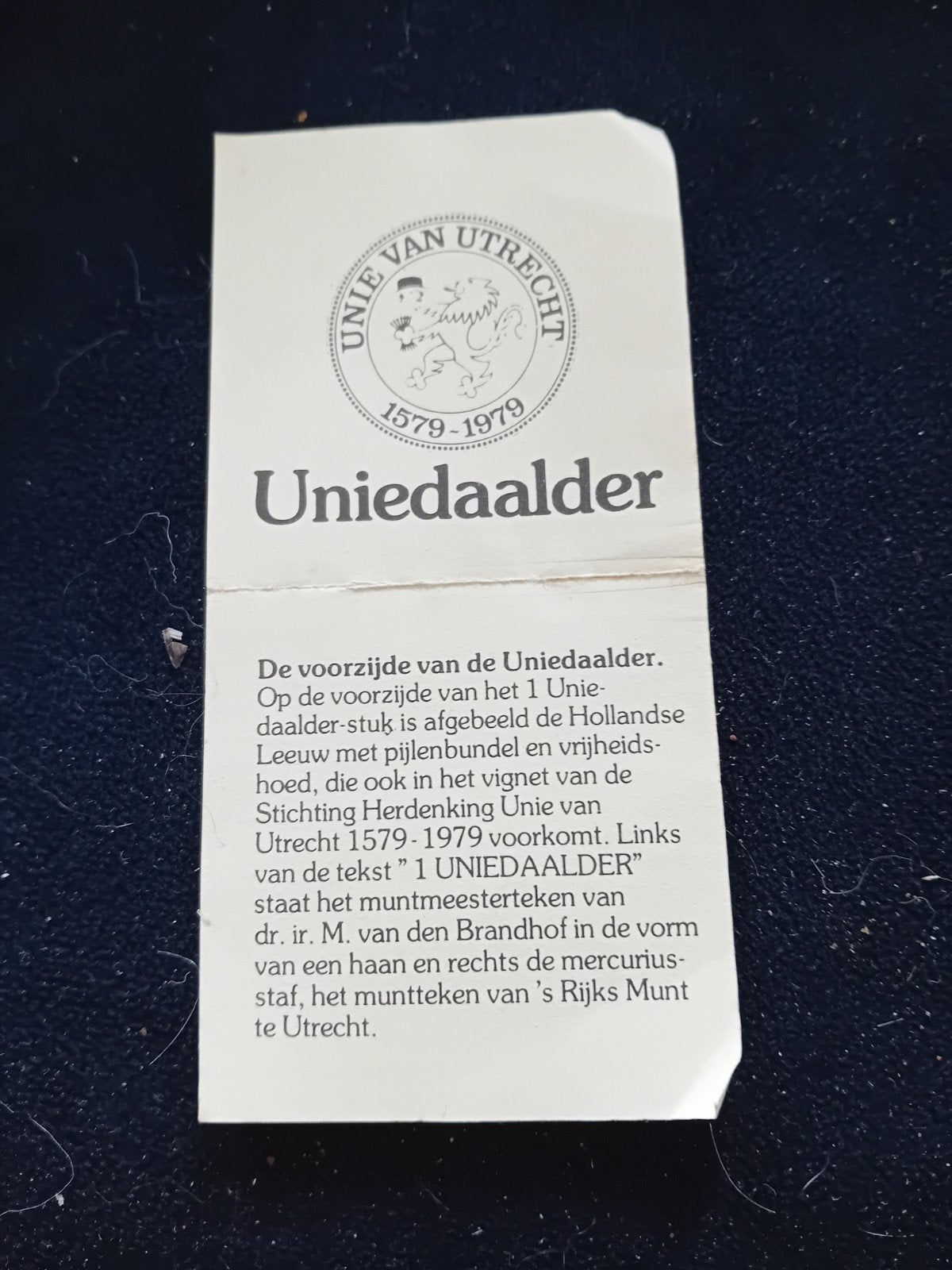 Unie daalder., Ophalen of Verzenden