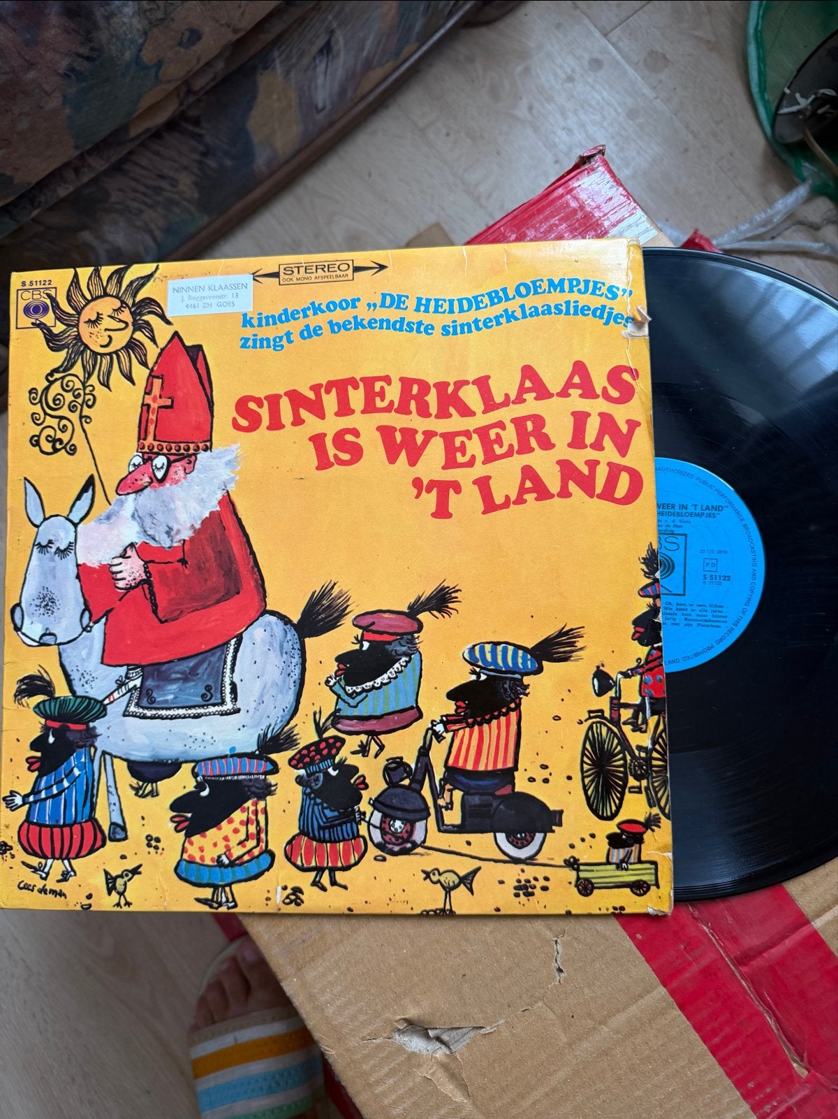 Vintage Sinterklaas en Kerst LP's - Diverse Artiesten, Ophalen of Verzenden, Gebruikt, Sinterklaas, Album