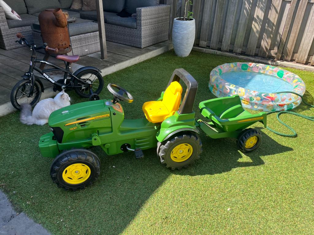 John Deere kinder tractor, Ophalen, Zo goed als nieuw, Overige merken