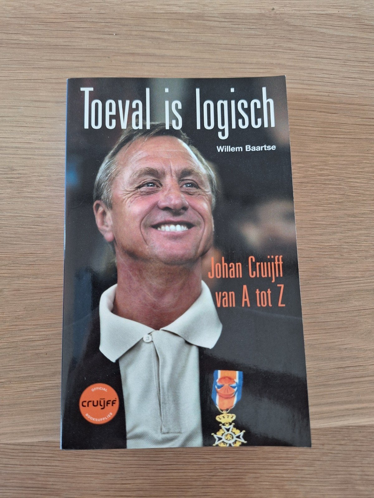 Johan Cruijff van A tot Z - Toeval is logisch, W. Baartse, Ophalen of Verzenden, Zo goed als nieuw, Balsport, W. Baartse
