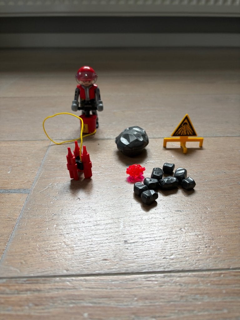 Playmobil 9092 explosieven expert, Complete set, Ophalen of Verzenden, Zo goed als nieuw, Figuren