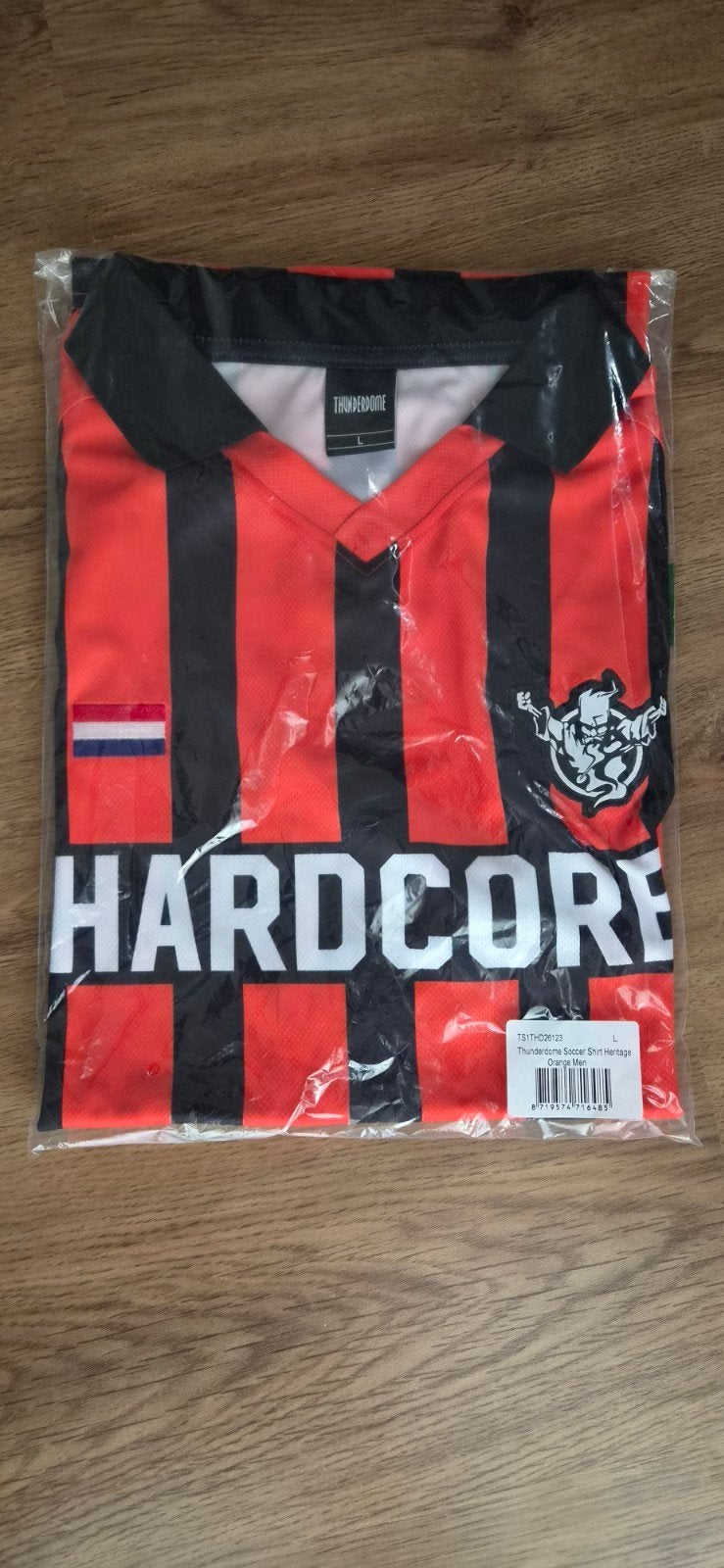 Thunderdome soccershirt herritage mt L, Ophalen of Verzenden, Nieuw, Maat 52/54 (L), Zwart