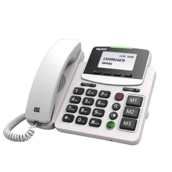 Telefoon analoog, senioren telefoon Tiptel 3220XLR, Ophalen of Verzenden, Zo goed als nieuw