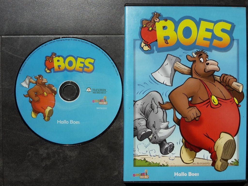 DVD - Boes - Hallo Boes - Kindernet 1993, Avontuur, Alle leeftijden, Ophalen of Verzenden, Zo goed als nieuw