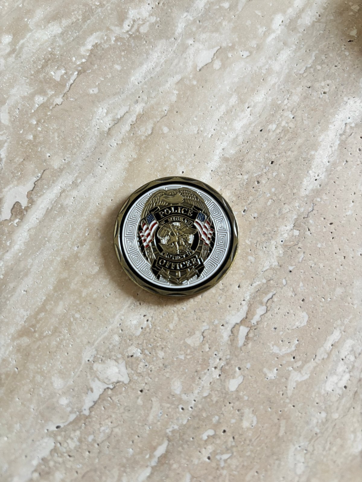 St. Michael Politie Challenge Coin - Beschermheilige, Ophalen, Zo goed als nieuw