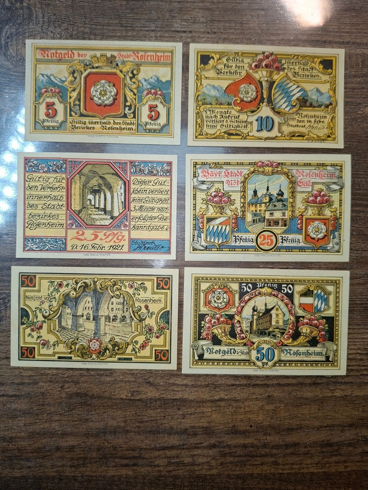 Duits Notgeld Rosenheim Noodgeld, Ophalen of Verzenden, Duitsland