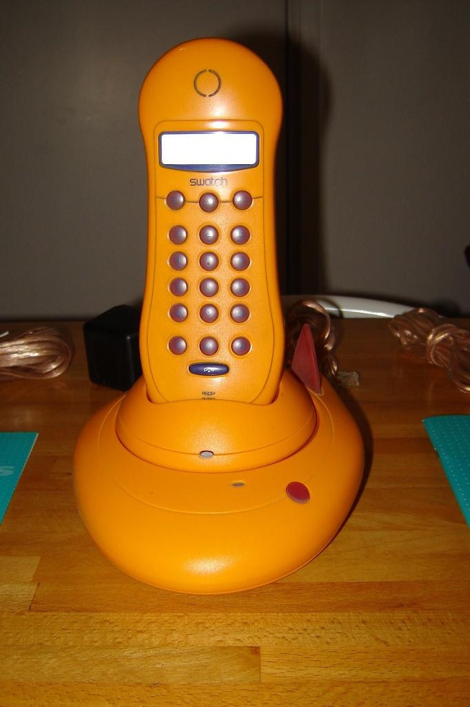 Swatch telefoon oranje, Ophalen, Niet werkend, 1 handset