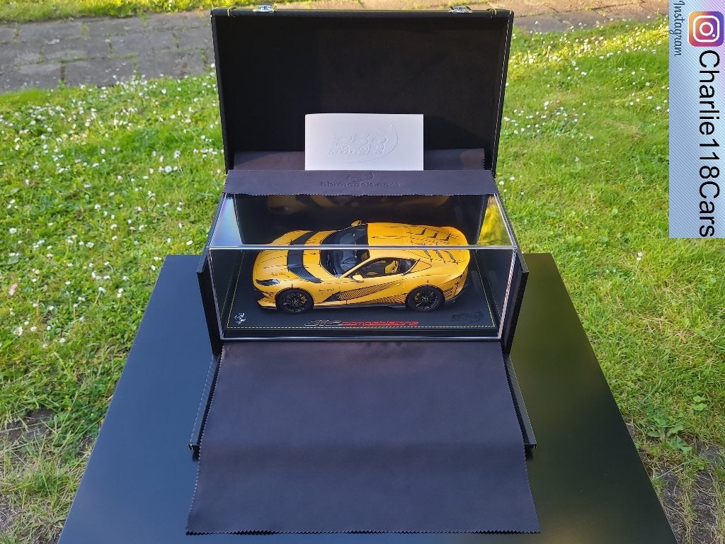 BBR 1/18 Ferrari 812 Competizione Art Car koffer, Ophalen of Verzenden, Nieuw, Overige merken