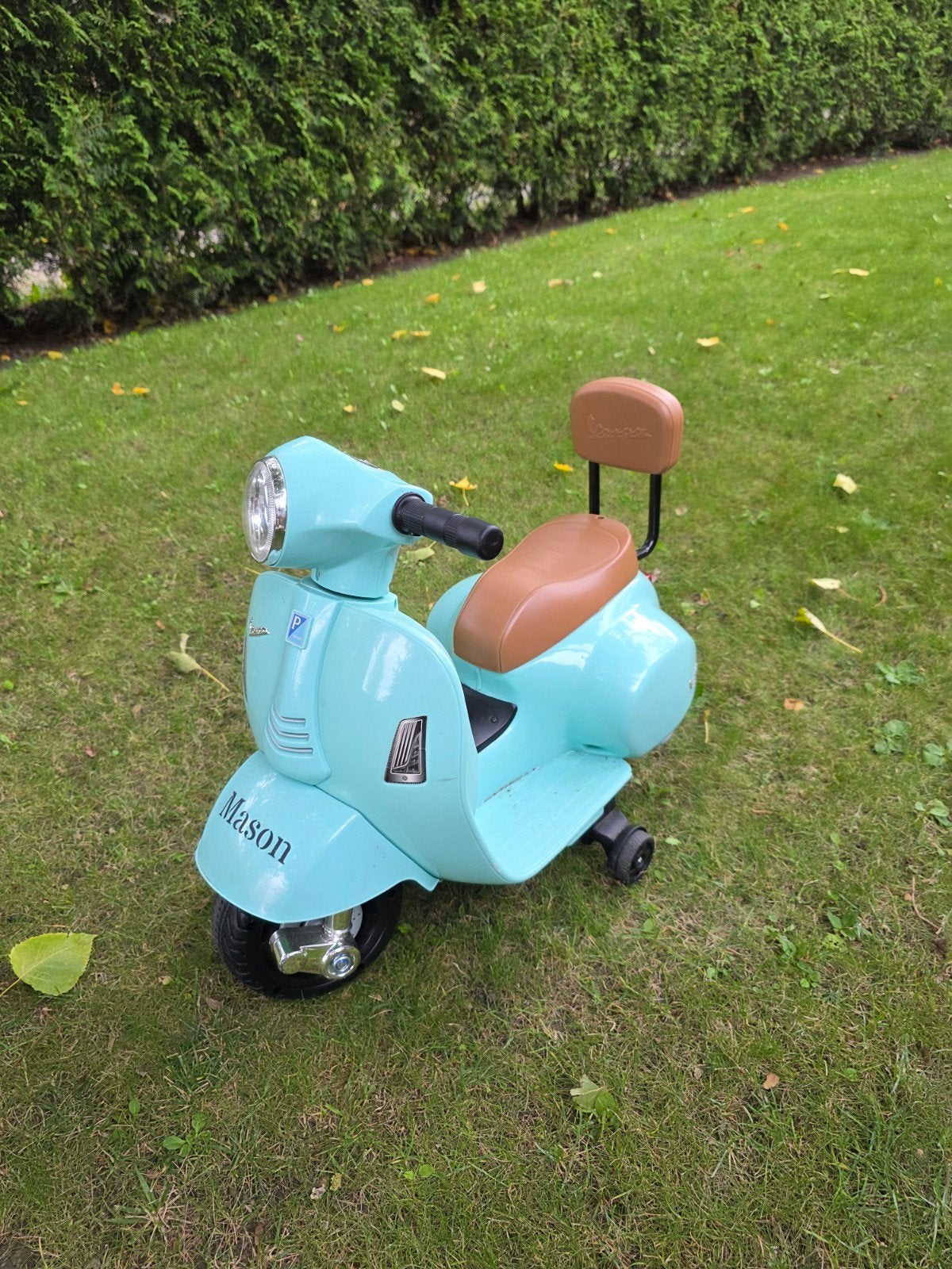 Kinder elektrische scooter Vespa, Ophalen, Zo goed als nieuw, Overige typen