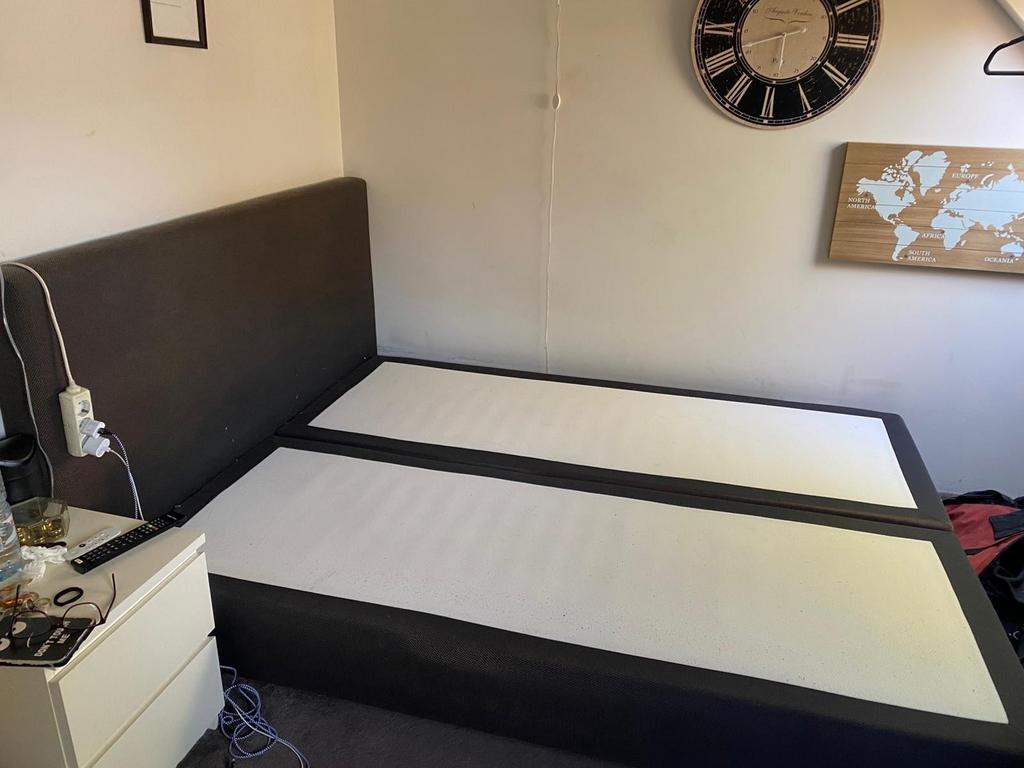 Boxspring 160x210 - Comfortabel en Ruim Tweepersoonsbed, Huis en Inrichting, Ophalen, Gebruikt, 210 cm, Tweepersoons