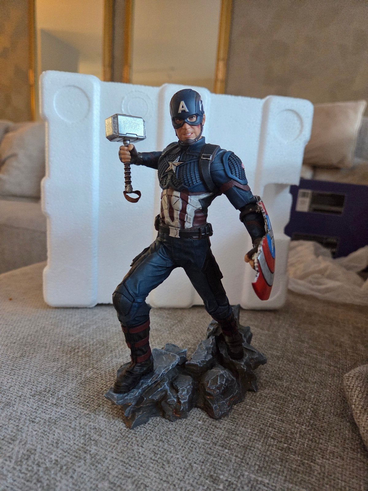 Iron Studios Captain America Endgame 1/10 Statue, Ophalen of Verzenden