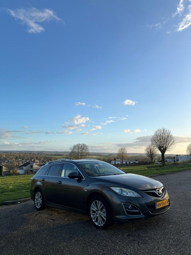 Mazda 6 2.0 Sportbreak 2011 Grijs, Auto's, Mazda, Voorwielaandrijving, Zwart, 4 cilinders, Particulier