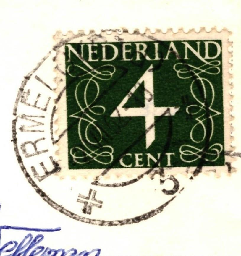 947057 Ermelo Gld 1962 Bungalow Sparrendal Gelopen, Ophalen of Verzenden, 1960 tot 1980, Gelopen, Gelderland
