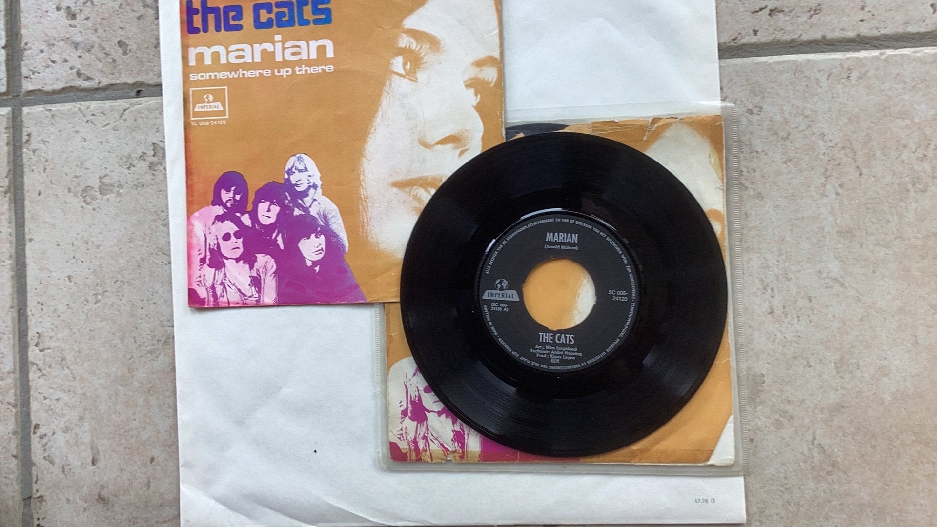 Singles The Cats - Marian, Ophalen of Verzenden, Gebruikt, 7 inch, Pop