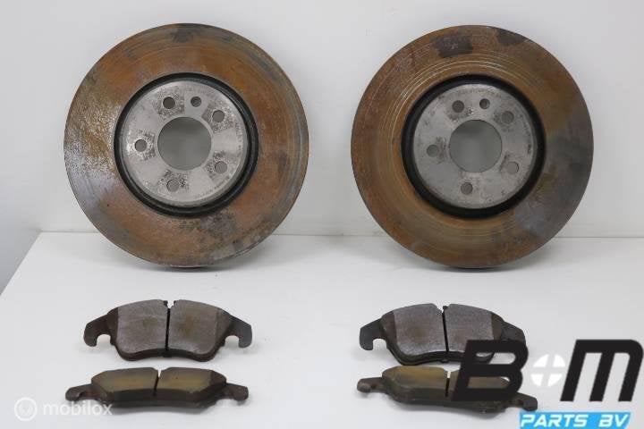 Set remschijven + blokken voorzijde Audi A6 4G 8R0615301D, Gebruikt
