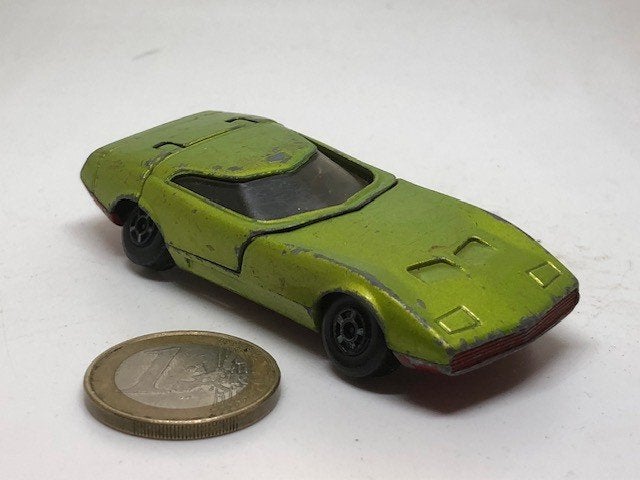 Dodge Charger MK III Groen, Lesney, Ophalen of Verzenden, Gebruikt, Auto