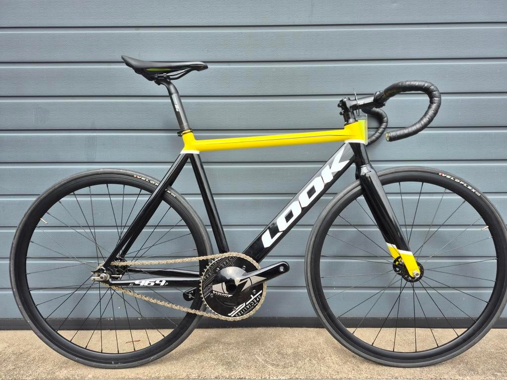 LOOK Baanfiets, Minder dan 10 versnellingen, Carbon, Zo goed als nieuw, 53 tot 57 cm