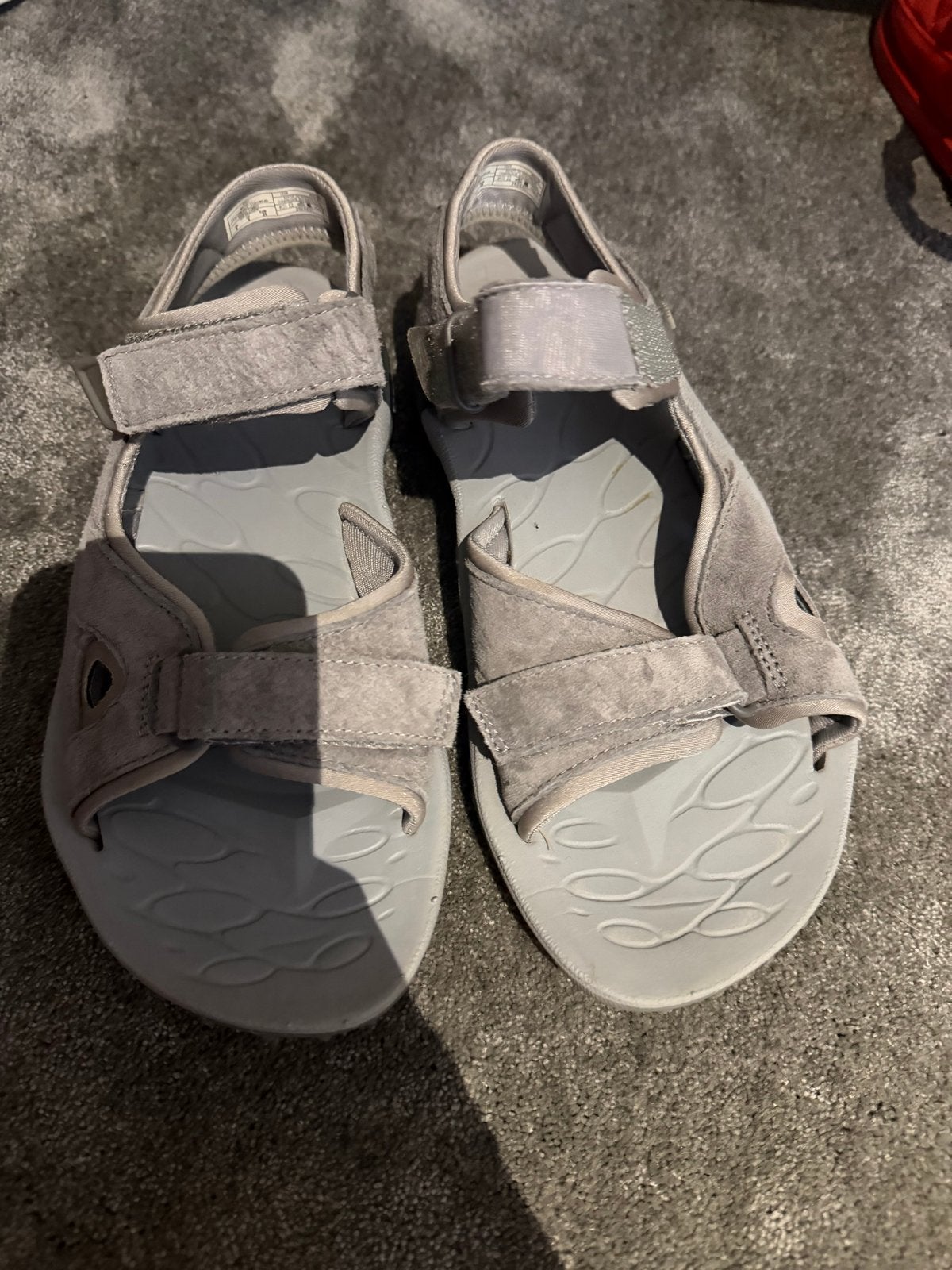 Merrell Sandalen - Grijs - Maat 38, Verzenden, Gedragen, Grijs, Sandalen of Muiltjes