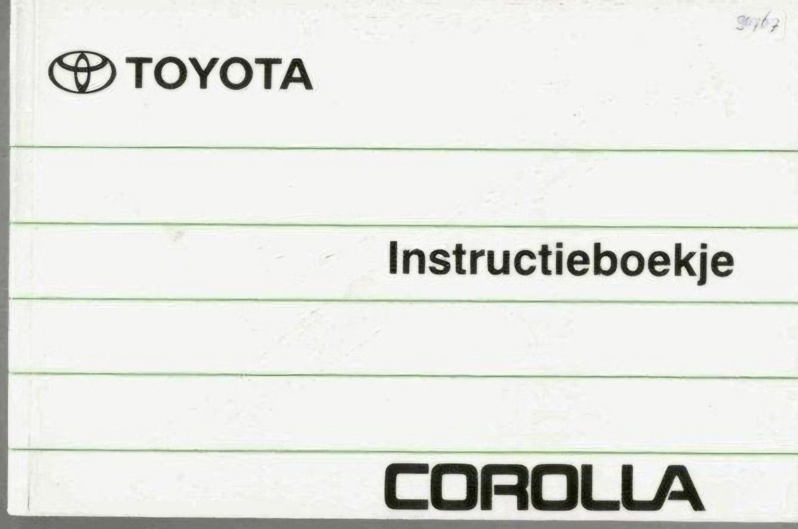 Toyota Corolla Instructieboekje, Auto diversen, Handleidingen en Instructieboekjes, Ophalen of Verzenden