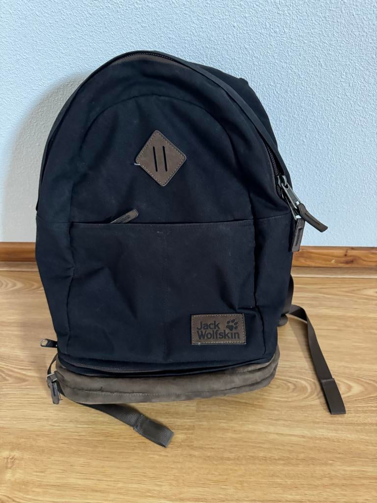 Jack Wolfskin rugzak zwart/bruin, Ophalen of Verzenden, Gebruikt, Overige merken