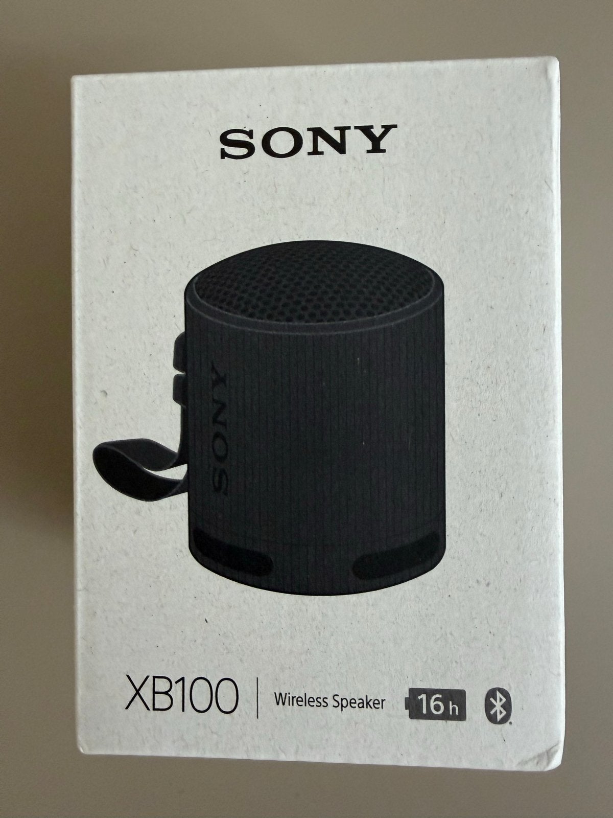 Sony SRS-XB100 Draagbare Bluetooth Speaker Zwart (Nieuw), Nieuw, Ophalen of Verzenden, Draagbare speaker, Sony