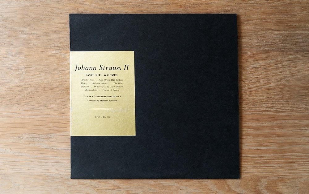 Johann Strauss II – Favourite Waltzes / Opus TW 801, Gebruikt, Overige typen, Ophalen of Verzenden, 12 inch