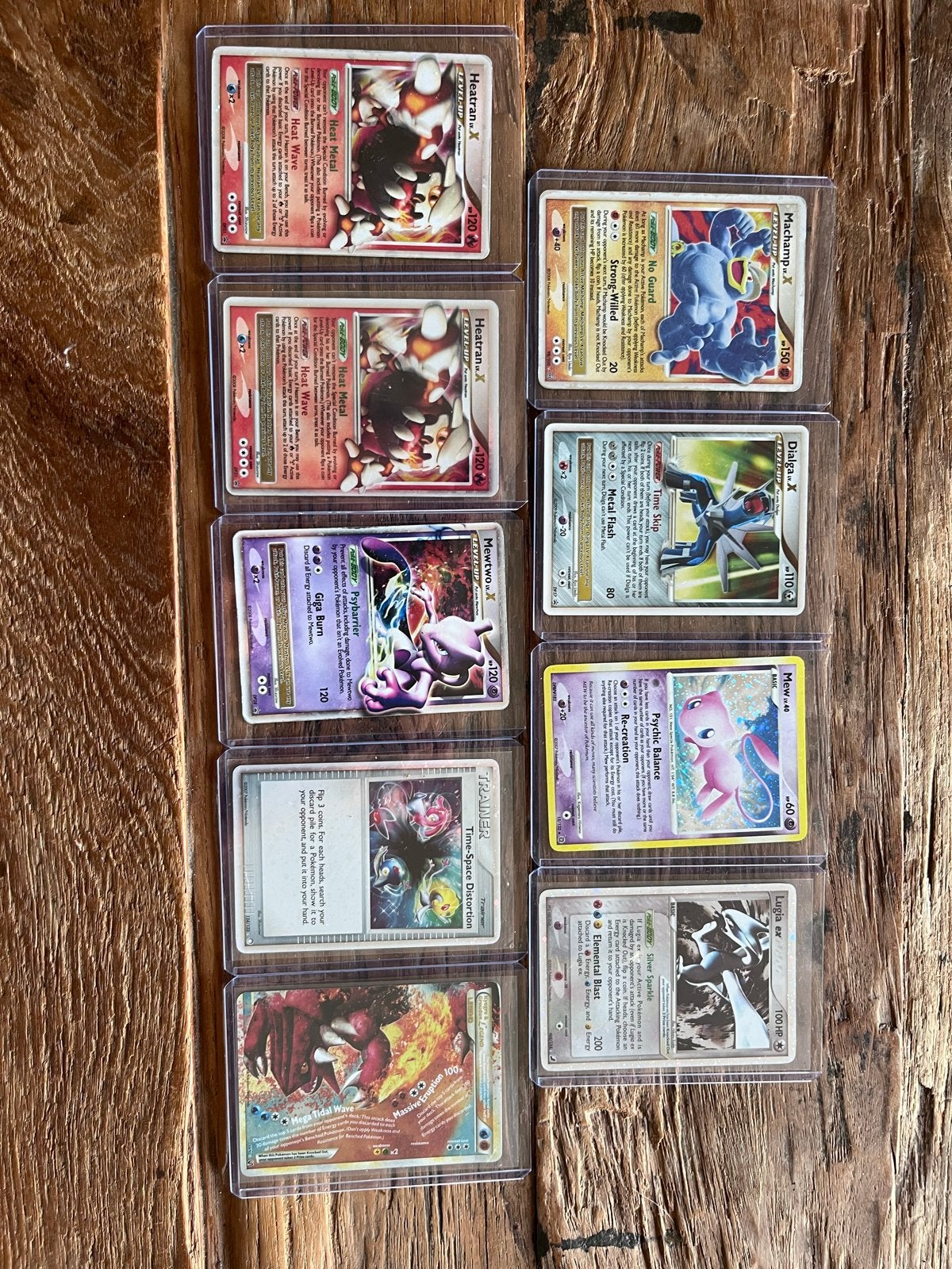 Zeldzame Pokémon kaarten - Mew, Lugia, Dialga, Heatran