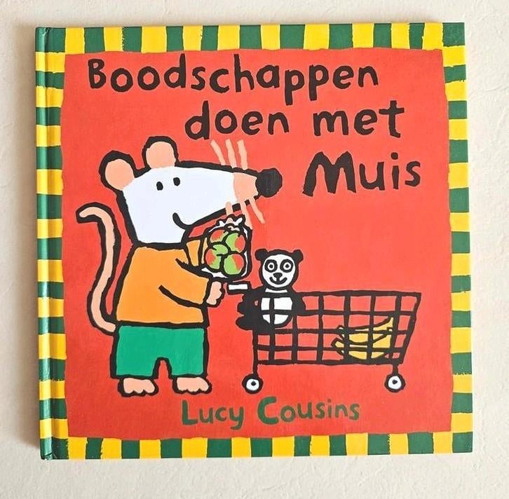 Boodschappen doen met Muis Lucy Cousins, Ophalen of Verzenden, Zo goed als nieuw