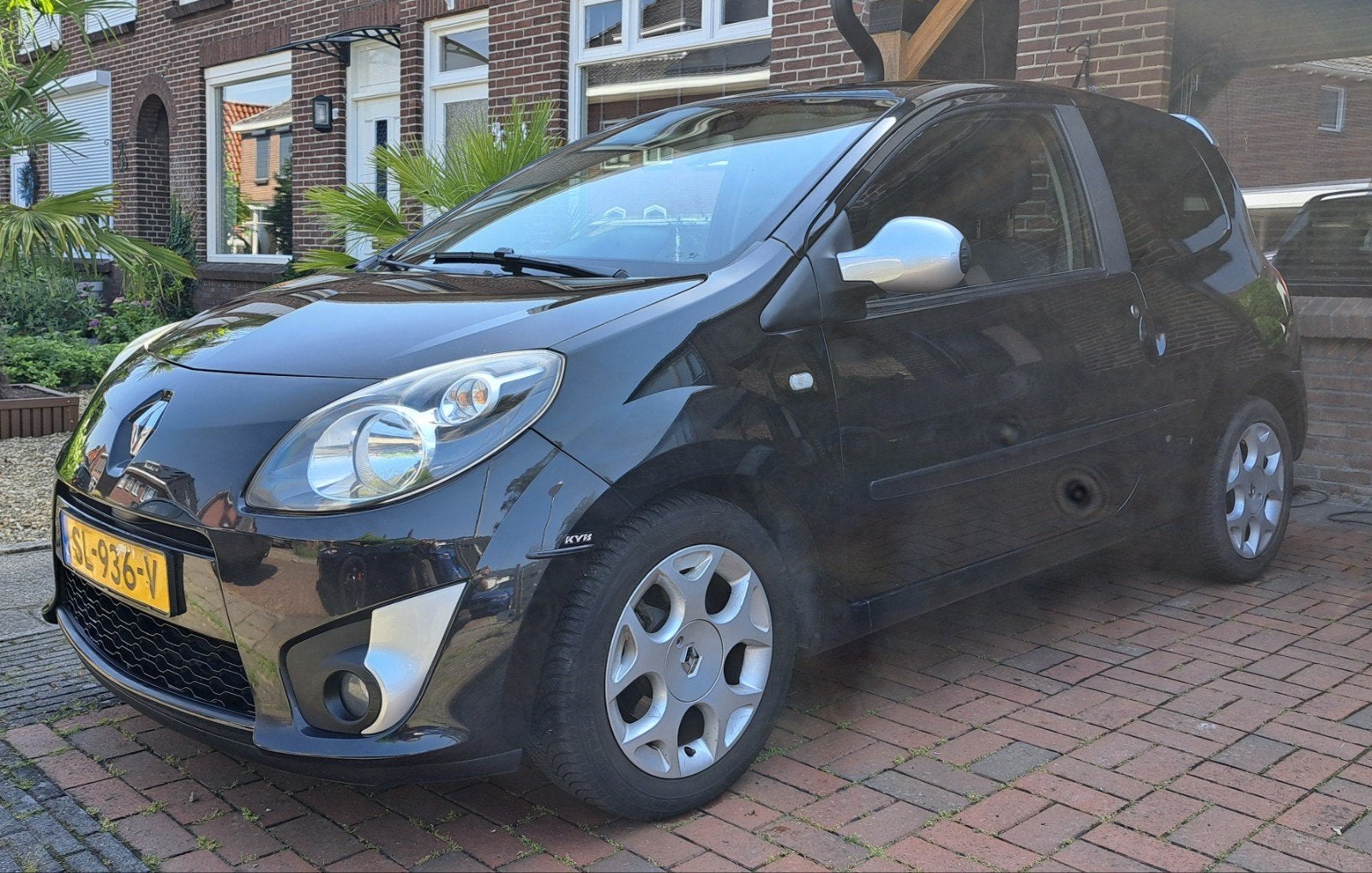 Renault twingo TCE GT 1.2 zwart metallic bj 2007, Voorwielaandrijving, Zwart, Zwart, Handgeschakeld