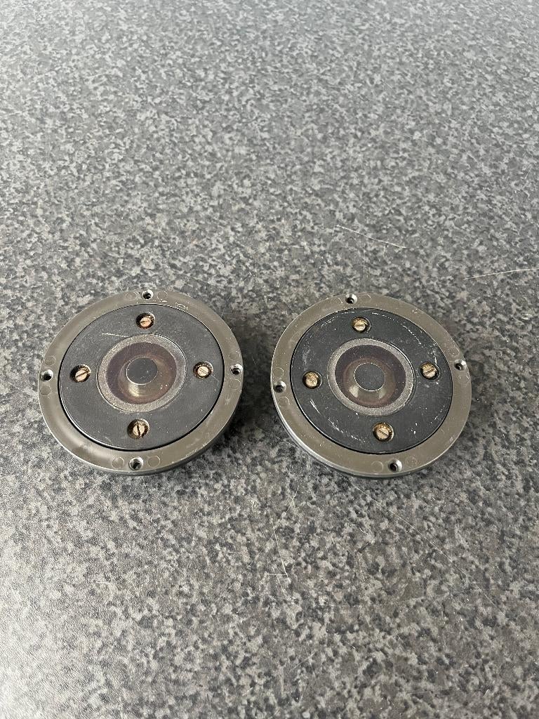 2 Philips tweeters , hoge toon luidsprekers . 0161 T8 ., Philips, Gebruikt, Ophalen of Verzenden, Minder dan 60 watt