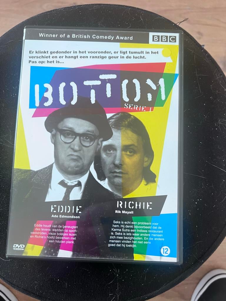 Bottom - Seizoen 1 DVD - Britse Komedie Award Winnaar, Cd's en Dvd's, Dvd's | Tv en Series, Vanaf 12 jaar, Ophalen of Verzenden