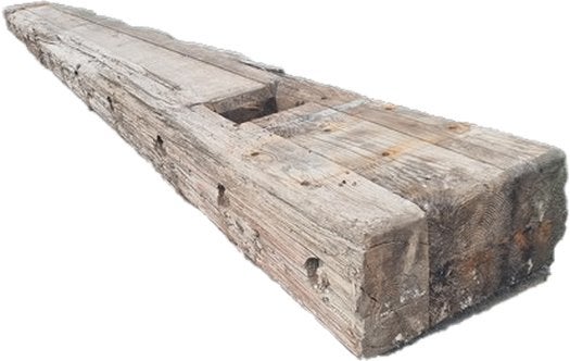Border / Brugligger / Afscheiding / Grondkering van Douglas, Ophalen, Gebruikt, 250 cm of meer, Planken