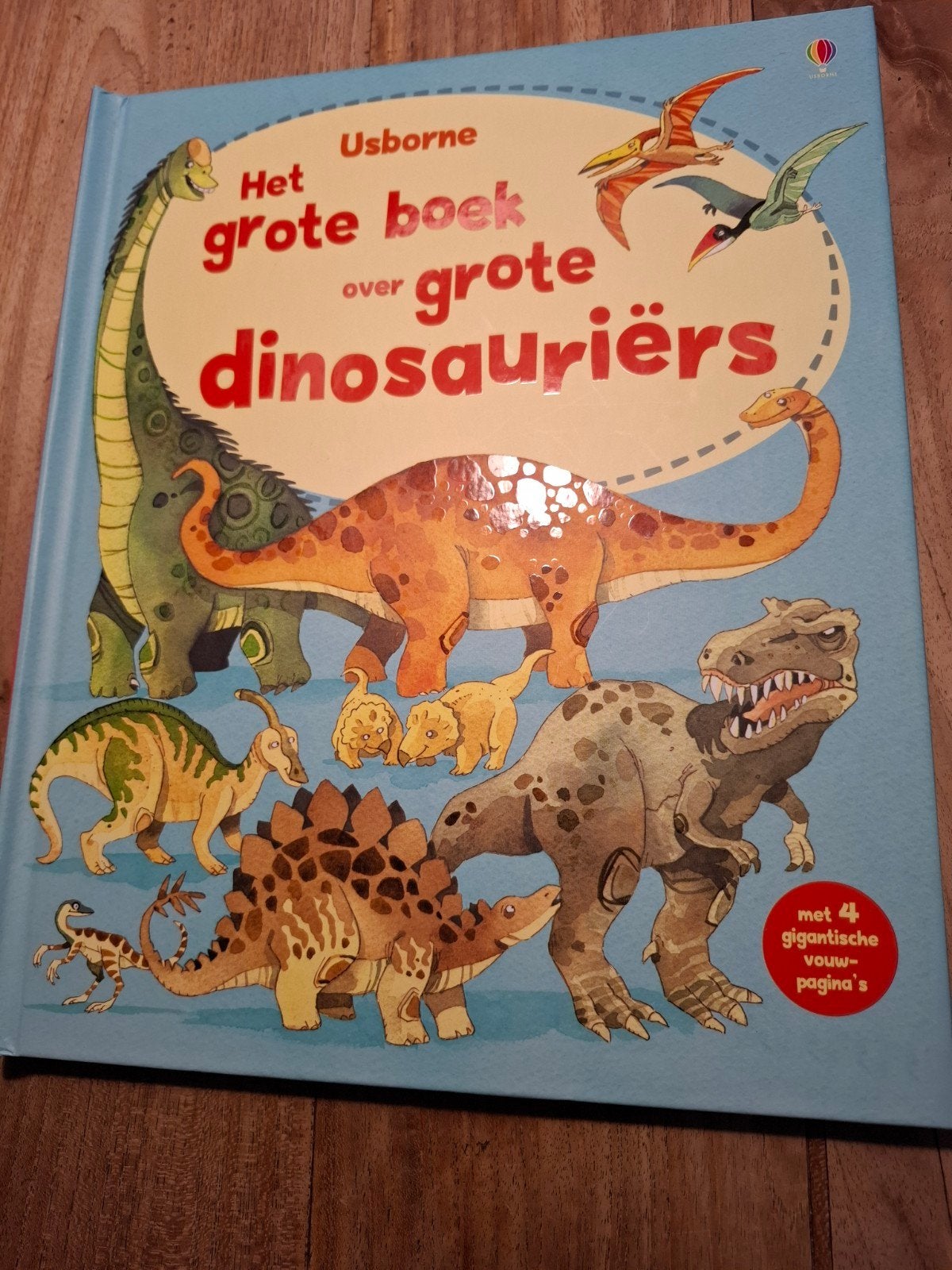 Het grote boek over grote dinosauriers - Usborne, Boeken, Usborne, Non-fictie, Ophalen of Verzenden, Zo goed als nieuw