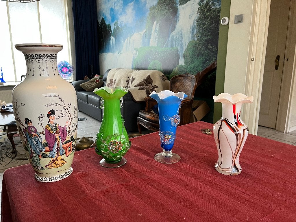 “Murano” vazen, Chinese vazen, vaasjes, bloemenvaas, Ophalen of Verzenden