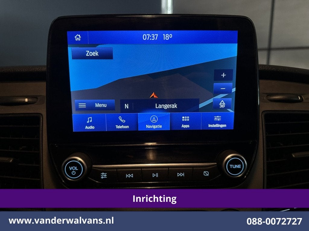 Ford Transit Custom 2.0 TDCI L2H1 Inrichting Euro6 Airco | N, Auto's, Bestelauto's, Voorwielaandrijving, 4 cilinders, Wit, Bedrijf