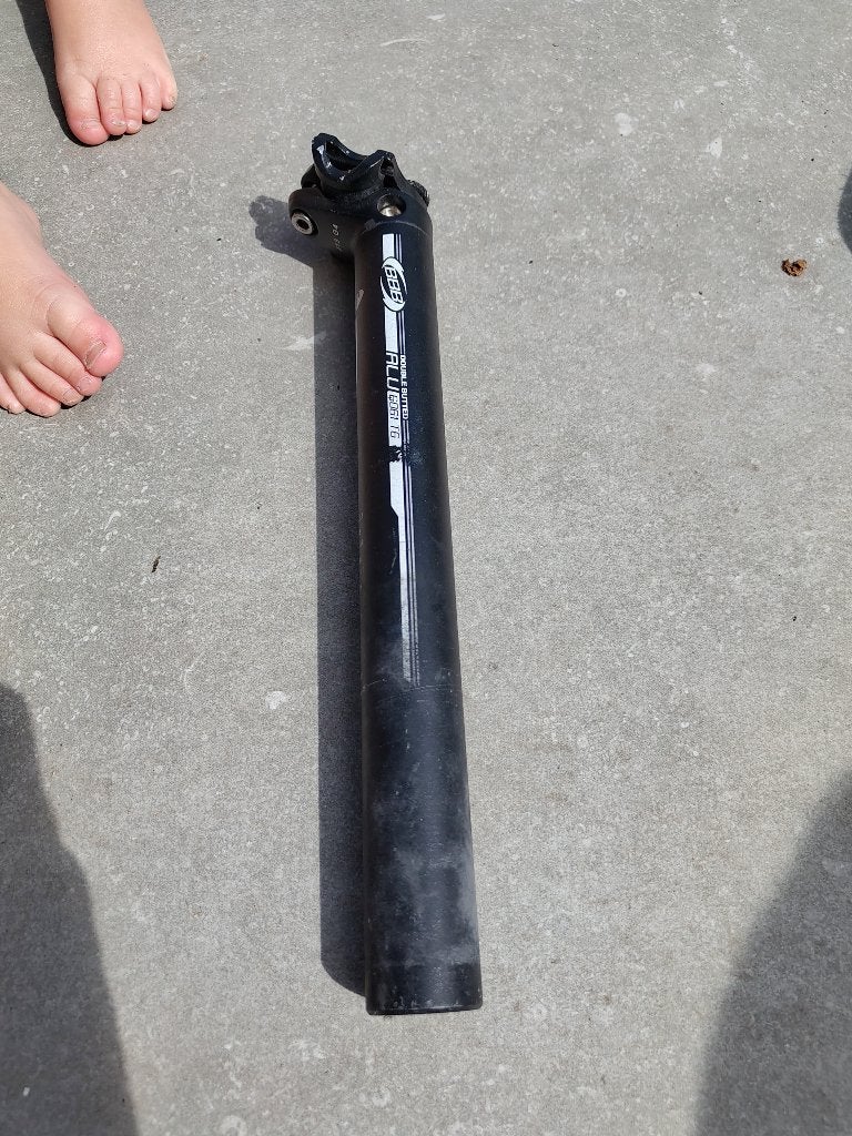 Zadelpen 31.6mm BBB Aluminium in prima staat, Gebruikt, BMX, Overige typen, Ophalen of Verzenden