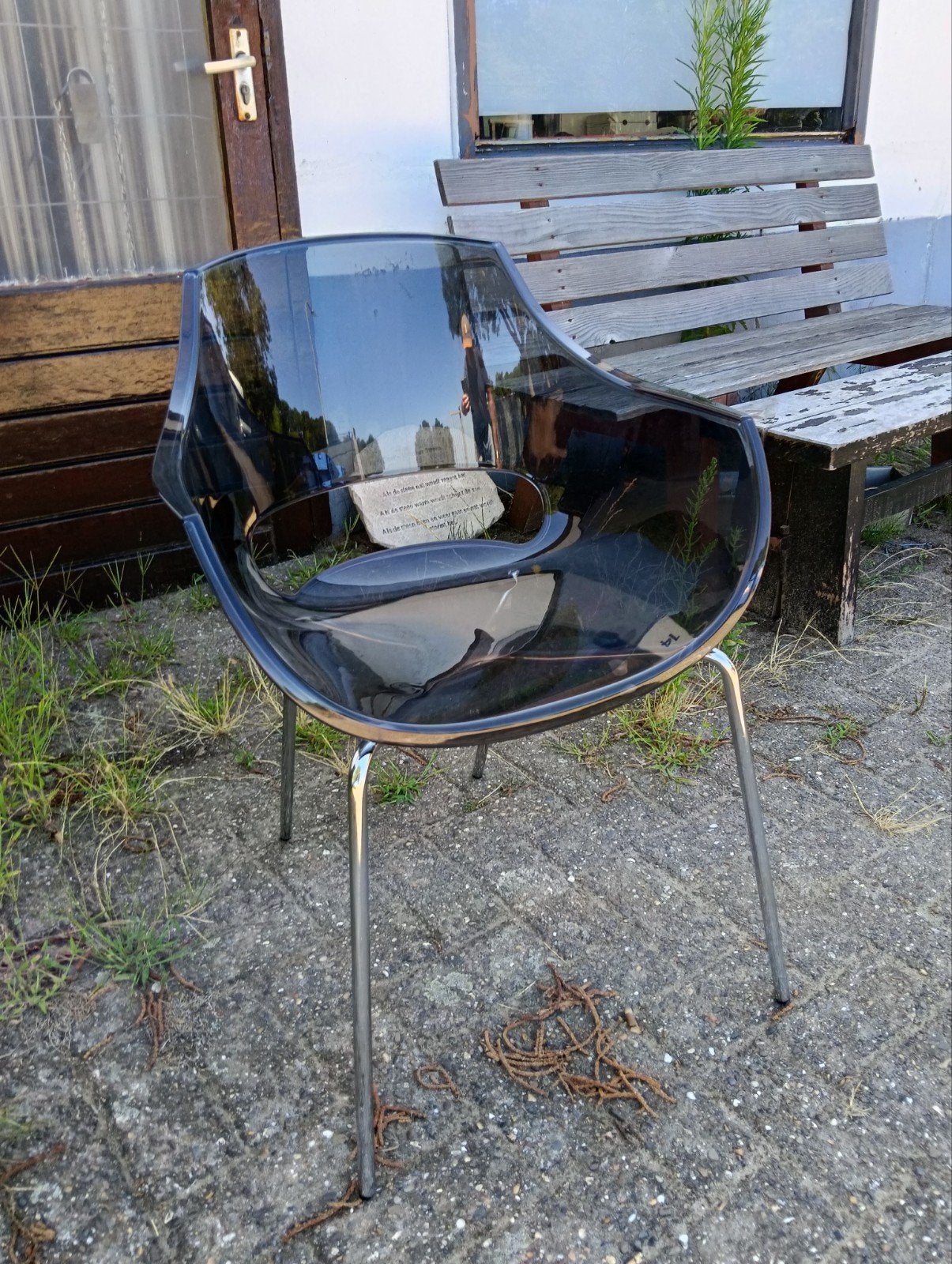 2 prachtige Opal stoelen, Ophalen, Gebruikt, Twee, Zwart