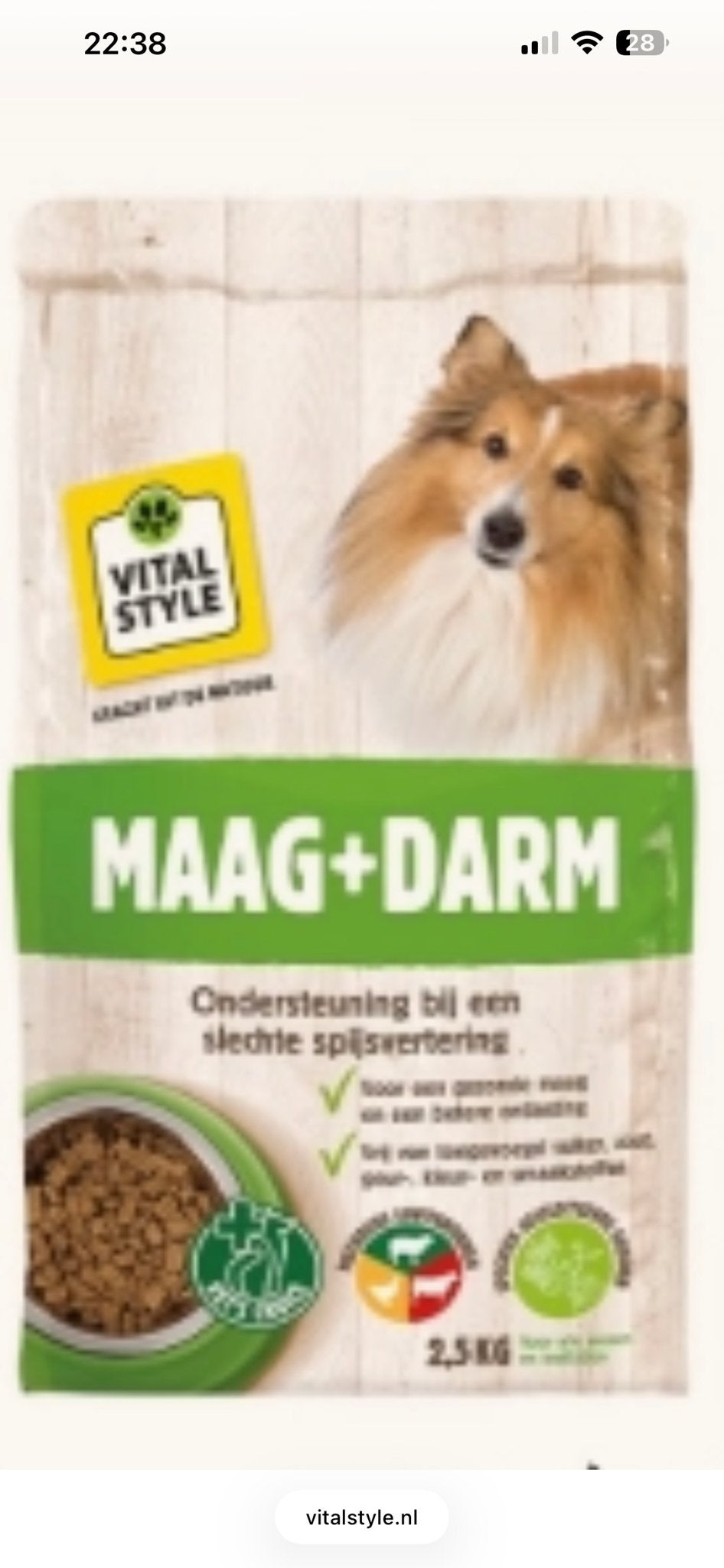Hondenbrokken, Ophalen, Hond