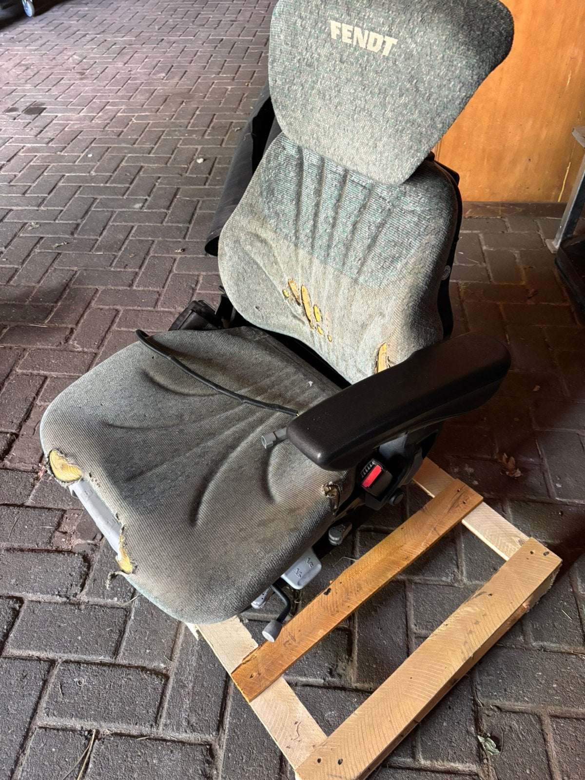 Fendt stoel/zitting, Ophalen, Gebruikt