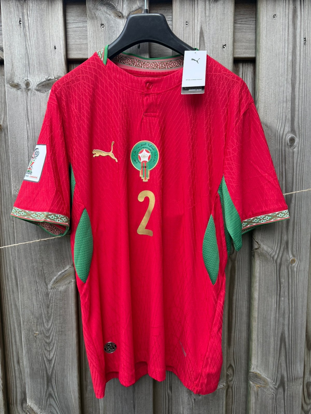 Marokko WK shirt spelersversie, Maat XL, Ophalen of Verzenden, Nieuw, Shirt