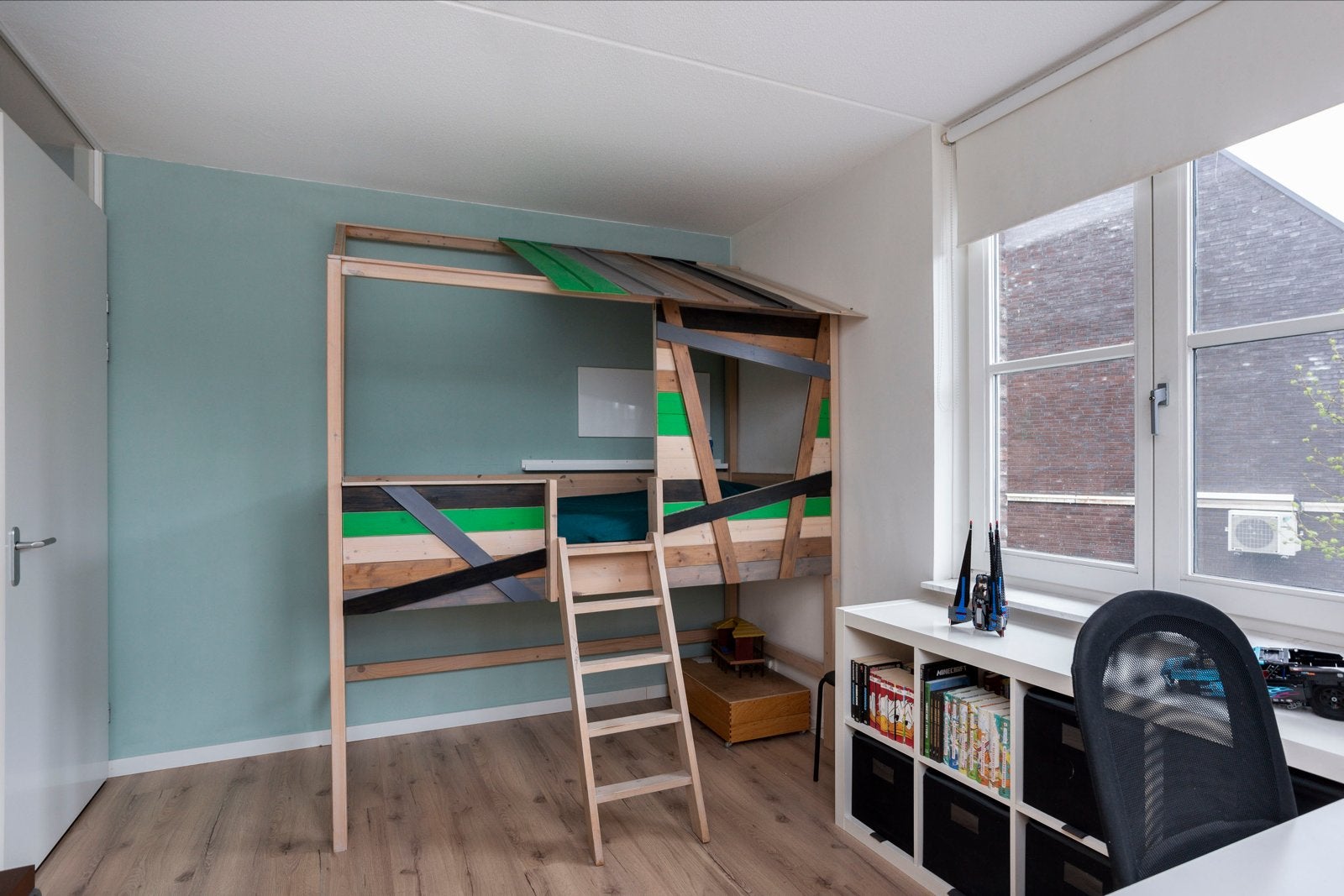 Unieke hoogslaper voor Kinderen - Avontuurlijk Slapen!, Ophalen, Gebruikt, Eenpersoons, 200 cm