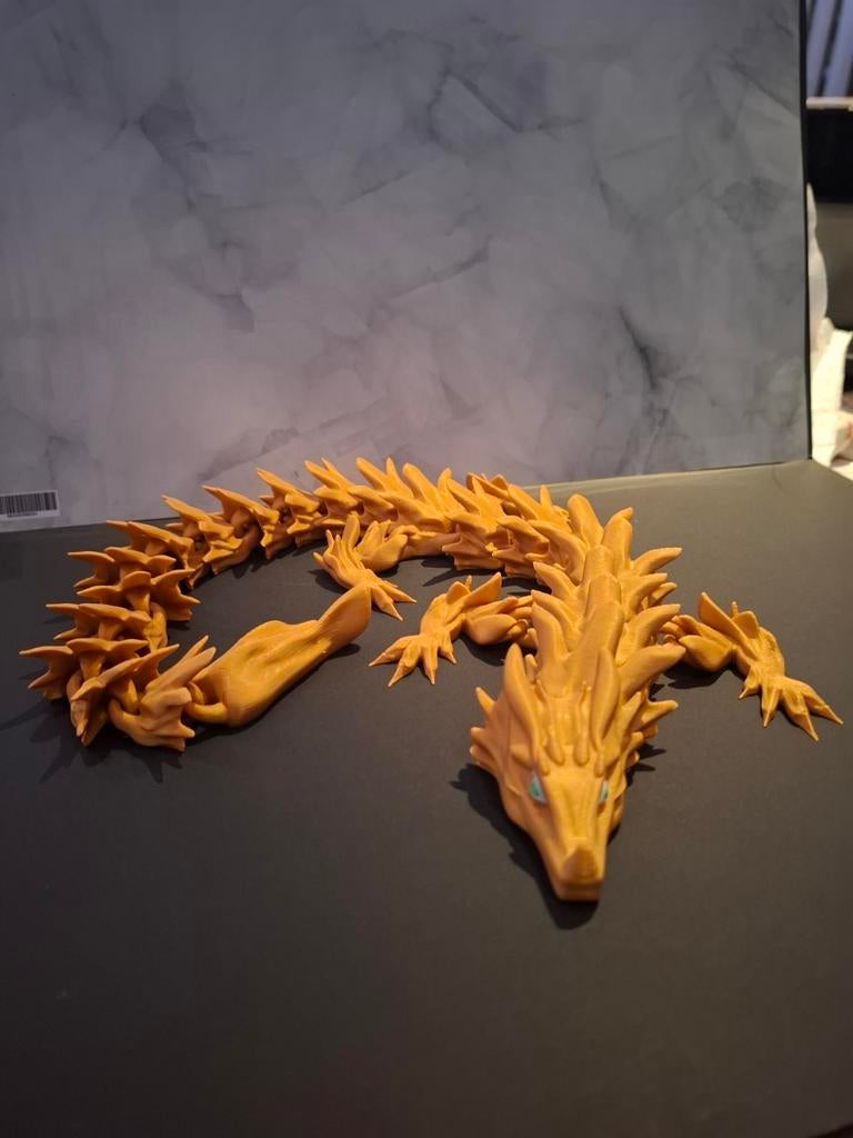 Flexibele 3D Geprinte Draak - 57 cm lang, Ophalen of Verzenden, Nieuw