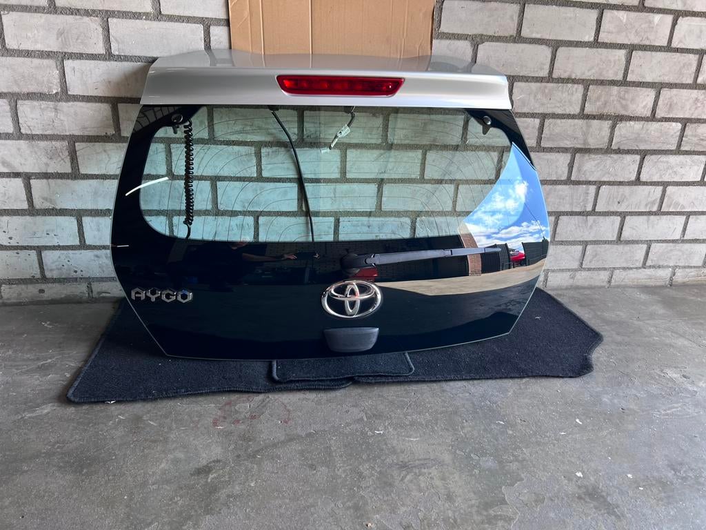 Toyota Aygo 2014 t/m 2022 achterklep/achterruit grijs 1E7, Auto-onderdelen, Ruiten en Toebehoren, Ophalen, Gebruikt, Toyota