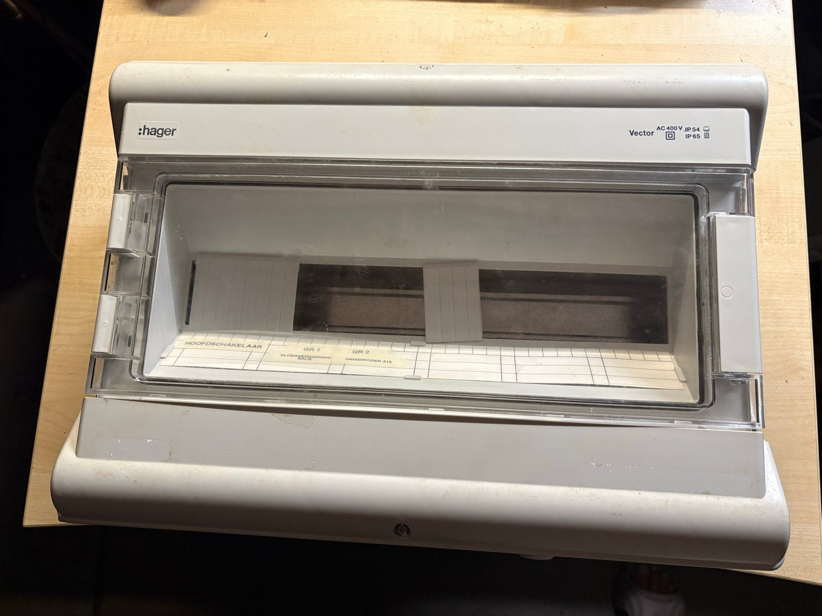 Hager Vector Groepenkast IP65, Ophalen, Zo goed als nieuw, Hager, Groepenkast