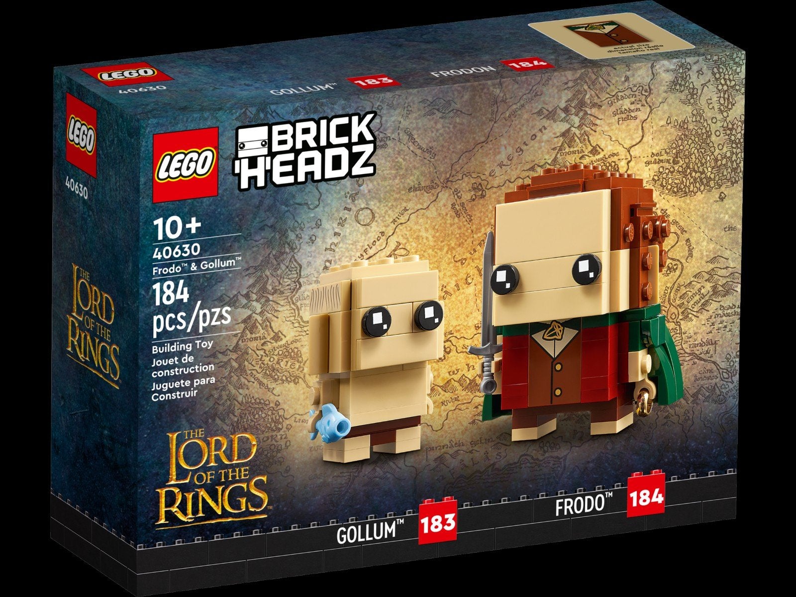LEGO BrickHeadz 40630 Frodo & Gollum Lord of the Rings, Ophalen, Nieuw, Overige merken